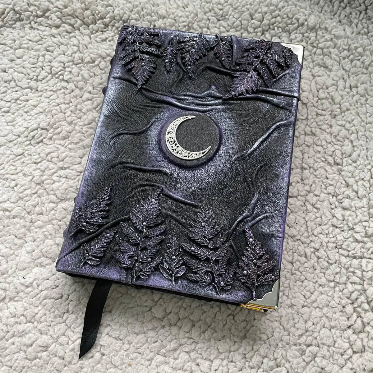 Handmade genuine leather grimoire