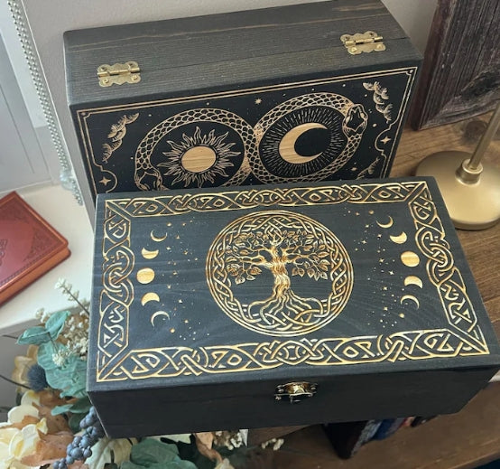 Handmade Tarot Card Box