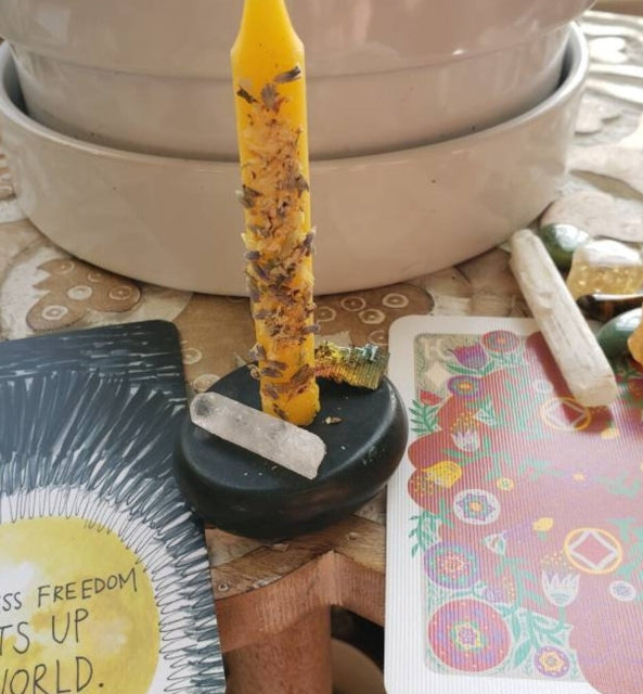 HERBALLY ROLLED CHIME SPELL CANNDLES PACK OF 8